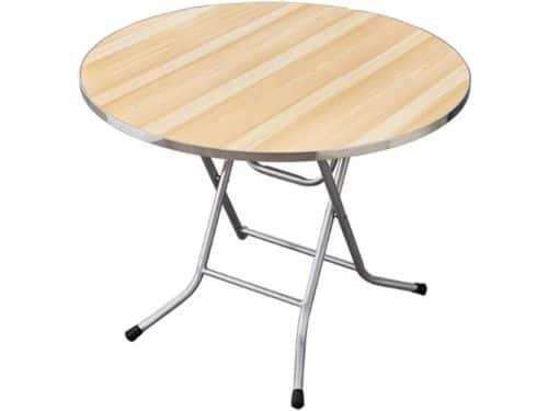 Klaptafel Rond - Eettafel - Ruimte Besparen - Stabiel Frame