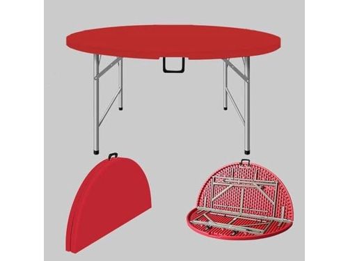 Klaptafel Rond - Opvouwbare Tafel - Buitenactiviteiten - Extra Stevig