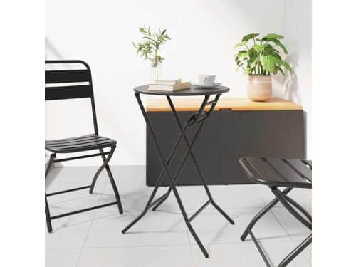 Klaptafel Rond - Opvouwbare Tafel Tuin - Buiten Zitten