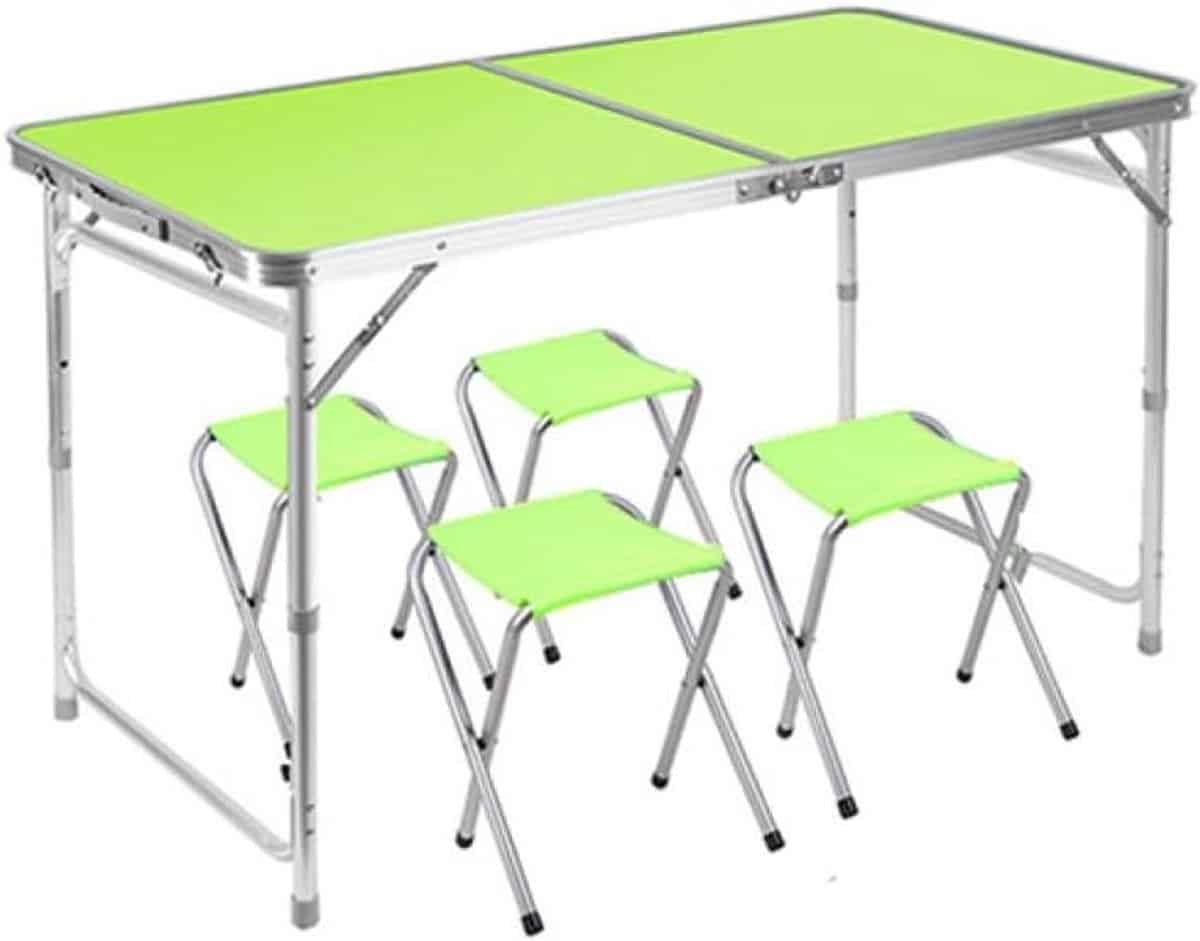 klaptafel set picknicktafel krukken outdoor activiteiten lichtgewicht