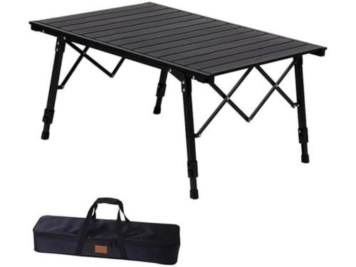 Klaptafel Verstelbaar - Draagbare Tafel - Buiten Gebruik - Lichtgewicht