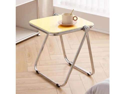 Klaptafel Vierkant - Bijzettafel Balkon - Buiten Zitten - Met