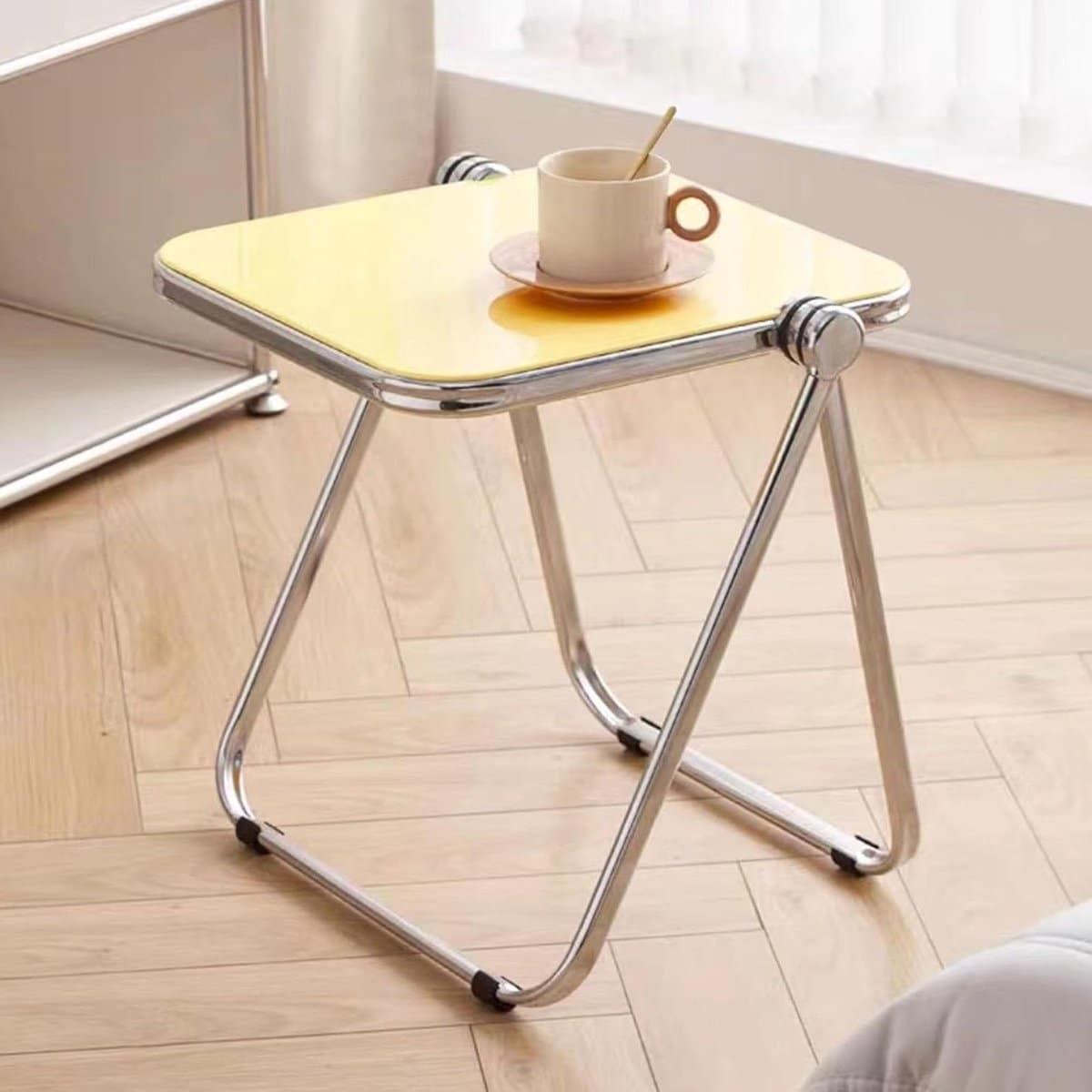 klaptafel vierkant bijzettafel balkon buiten zitten met