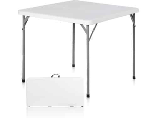 Klaptafel Vierkant - Draagbare Tafel - Buitenactiviteiten - Inklapbaar Midden