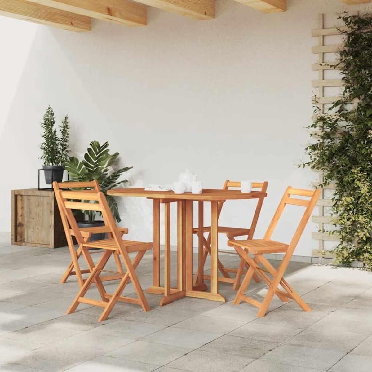 klaptafel vlinder eettafel tuin buiten dineren inklapbaar