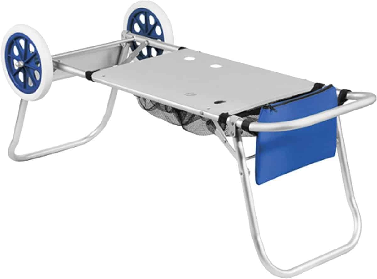 klaptafel wagen strandkar tafel strand gebruik snel