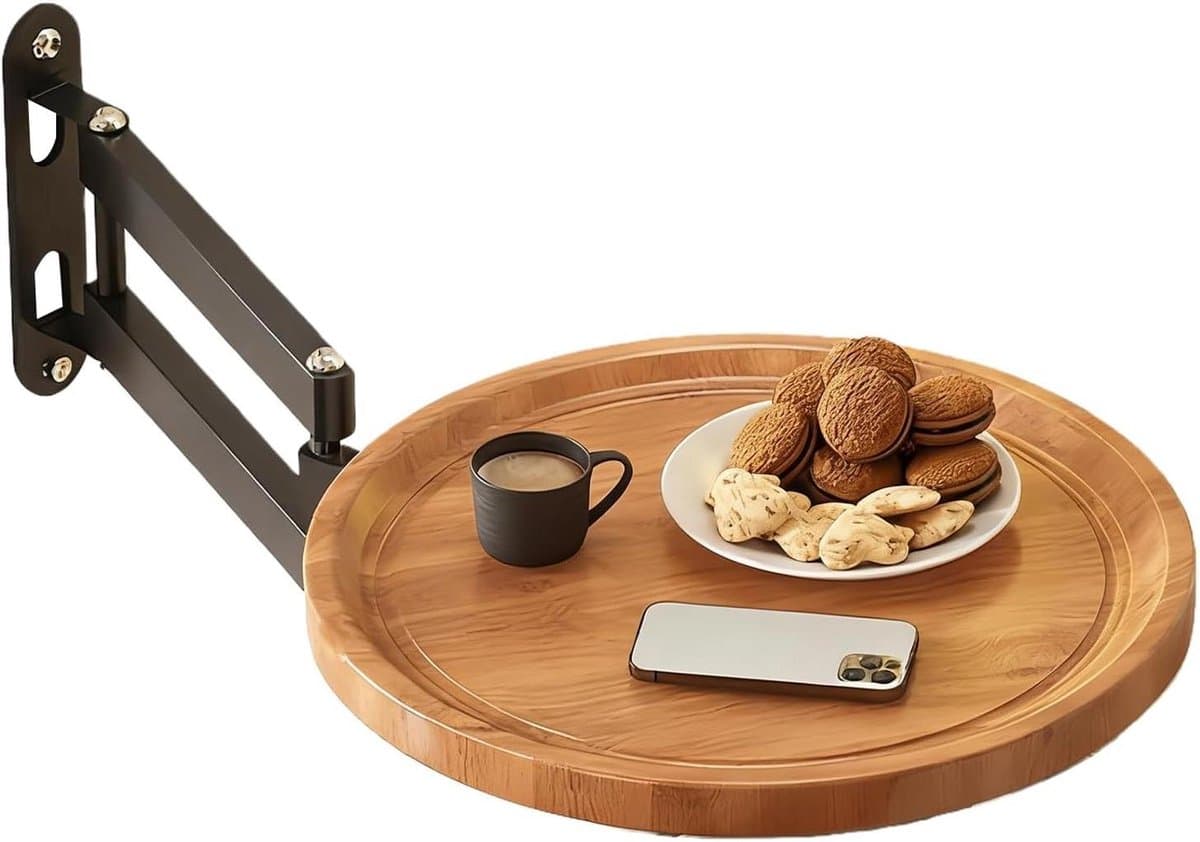 klaptafel wandbureau ruimte besparen intrekbaar ontwerp