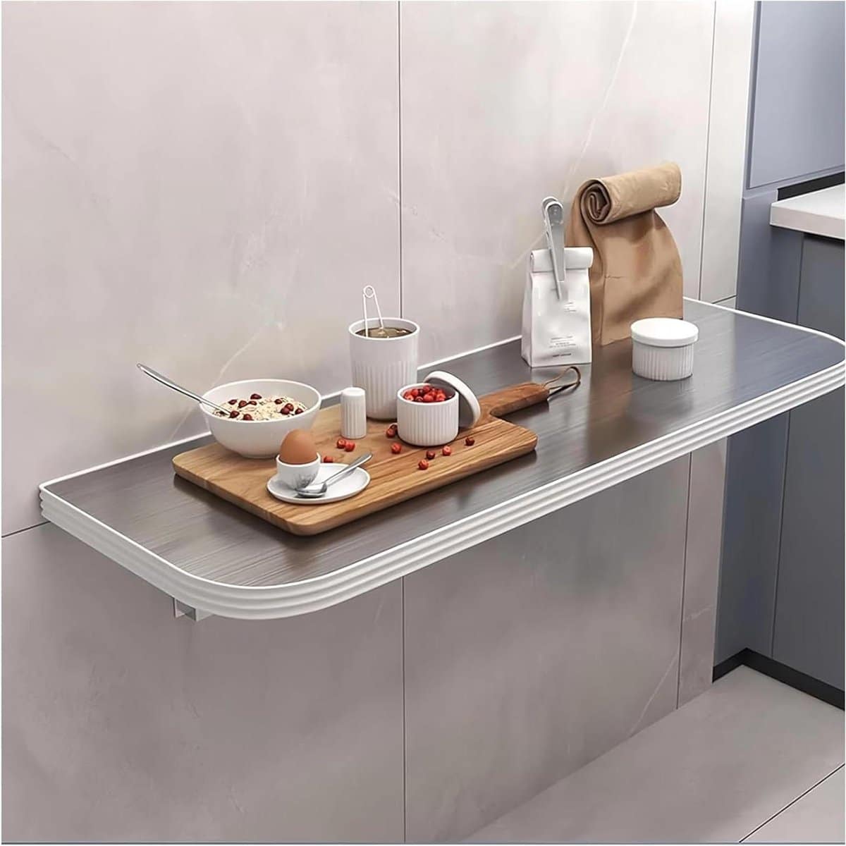 klaptafel wandbureau ruimtebesparing roestvrij staal 110×30