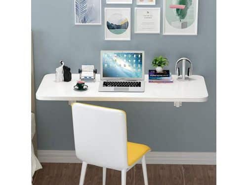 Klaptafel - Wandtafel Vouwtafel - Ruimte Besparen - Afgeronde Hoek