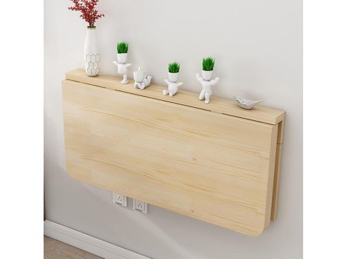 Klaptafel Waskantine - Wandtafel Opvouwbaar - Ruimtebesparend Werken - Robuuste