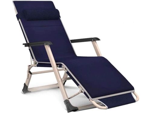 Klassieke Lounge Stoel - Opklapbare Fauteuil - Buiten Ontspannen