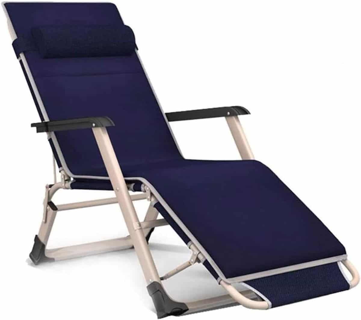 klassieke lounge stoel opklapbare fauteuil buiten ontspannen