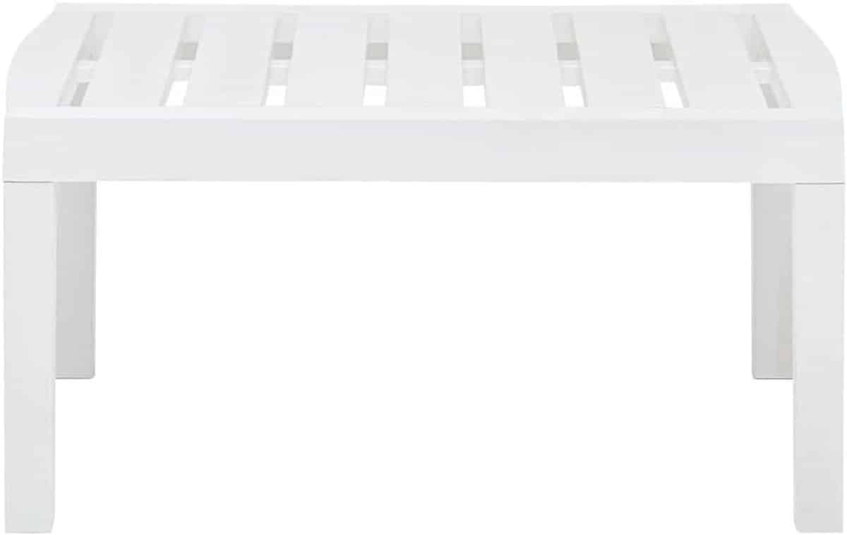 kunststof tuintafel buiten bijzettafel genieten in tuin