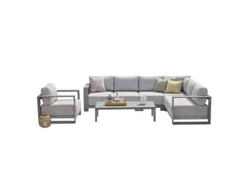 Levanto Hoek Loungeset Taupe Garden Impressions - Garden impressions