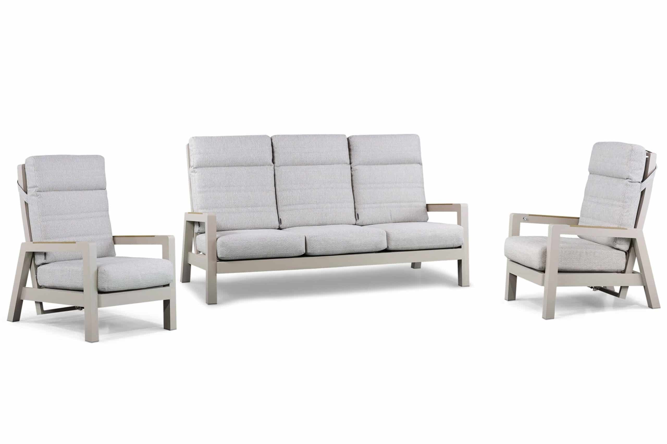 lifestyle evora stoel bank loungeset 3 delig
