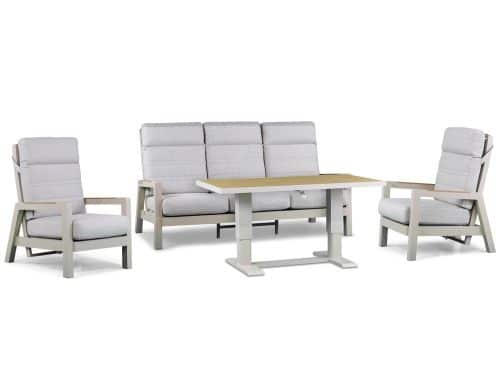 Lifestyle Evora stoel-bank loungeset 4-delig