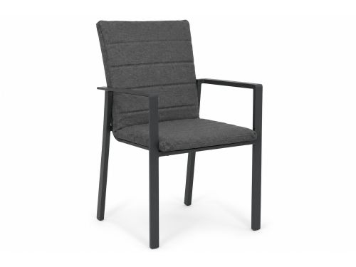 Lifestyle Timo dining tuinstoel antraciet/carbon