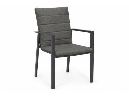 Lifestyle Timo dining tuinstoel antraciet/dark grey