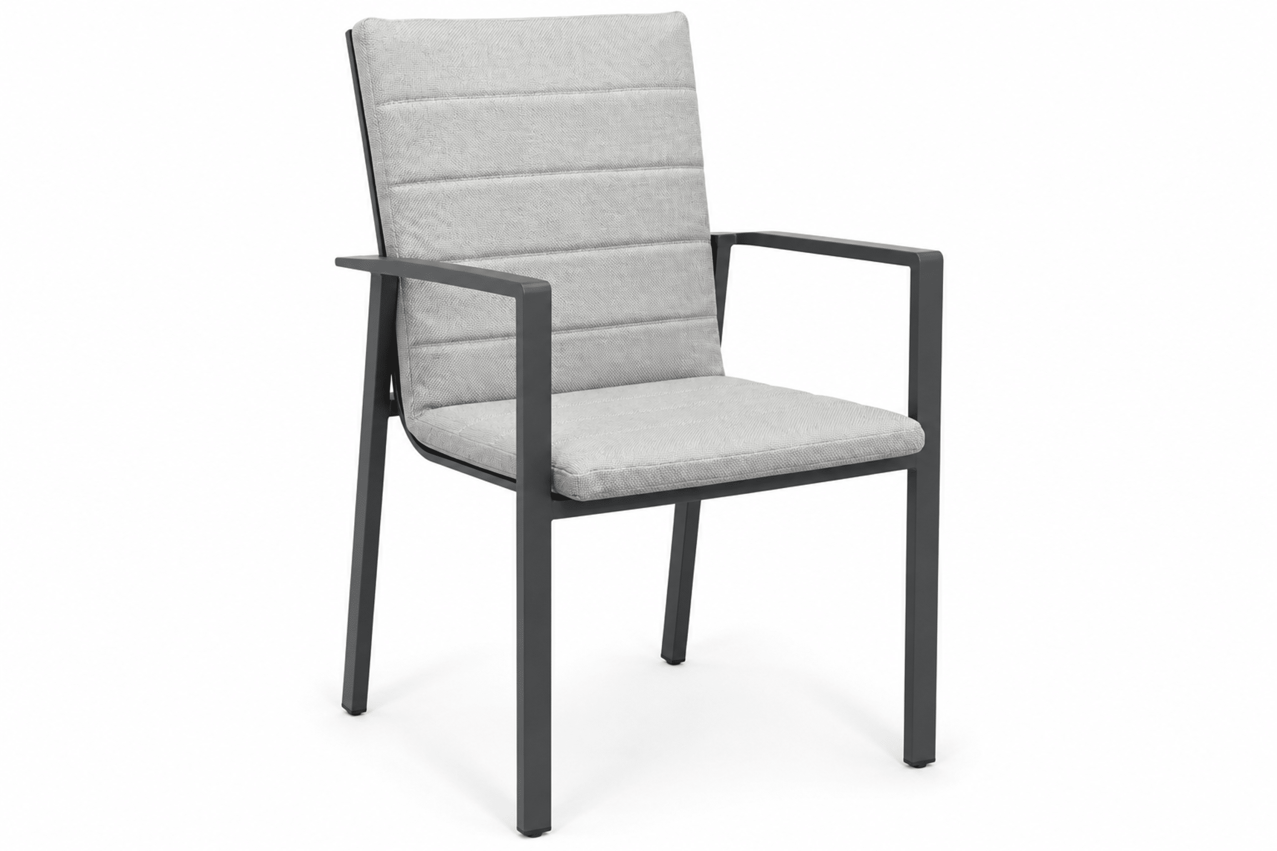 lifestyle timo dining tuinstoel antraciet/soft grey