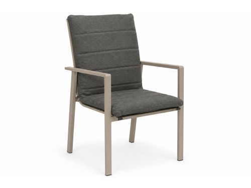 Lifestyle Timo dining tuinstoel loft/dark grey
