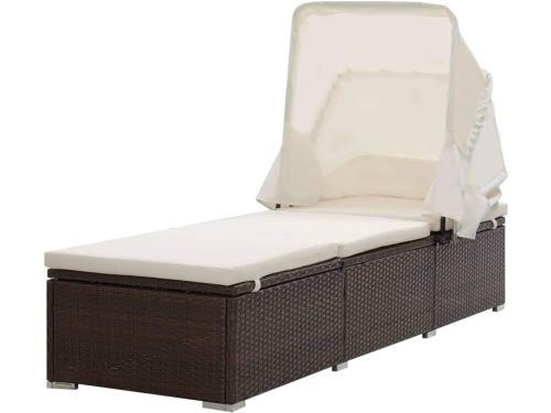Ligbed met luifel - Zonnebed tuin - Ontspannen buiten