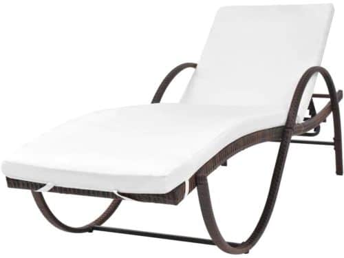 Ligbed Poly Rattan - Tuinbed Zonnebed - Ontspannen Buiten