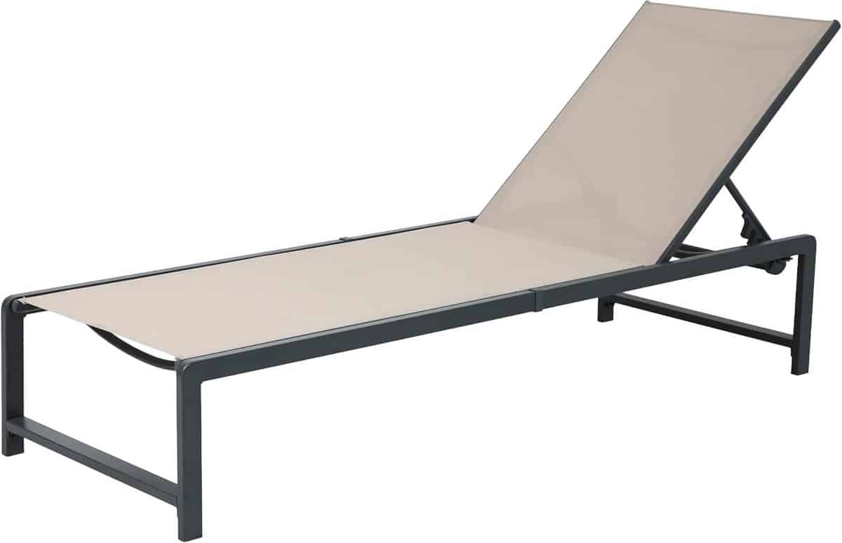 ligbed tuin zonnebed opvouwbaar tuinset
