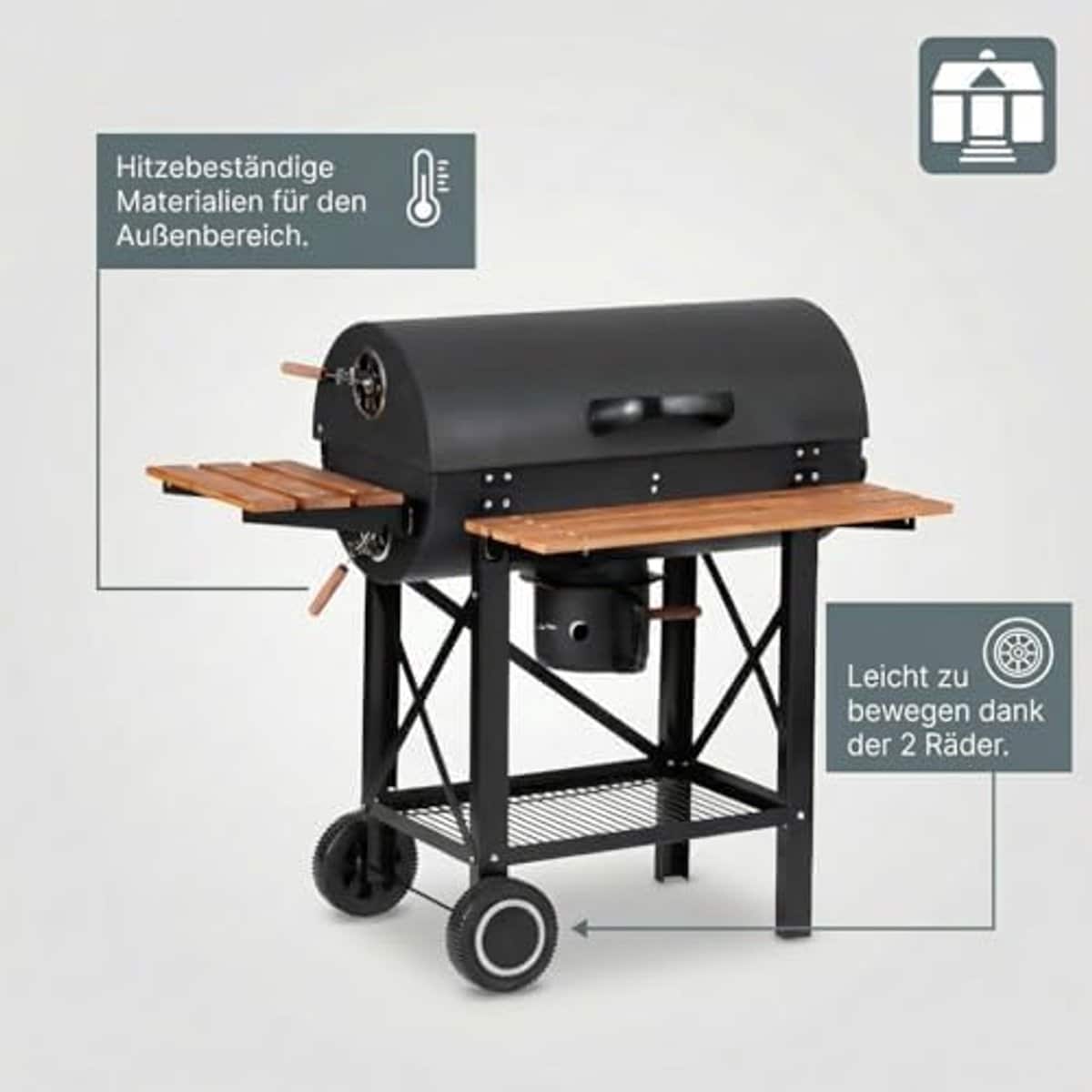 louisiana outdoor houtskool barbecue grill 71 x 35 cm grilloppervlak
