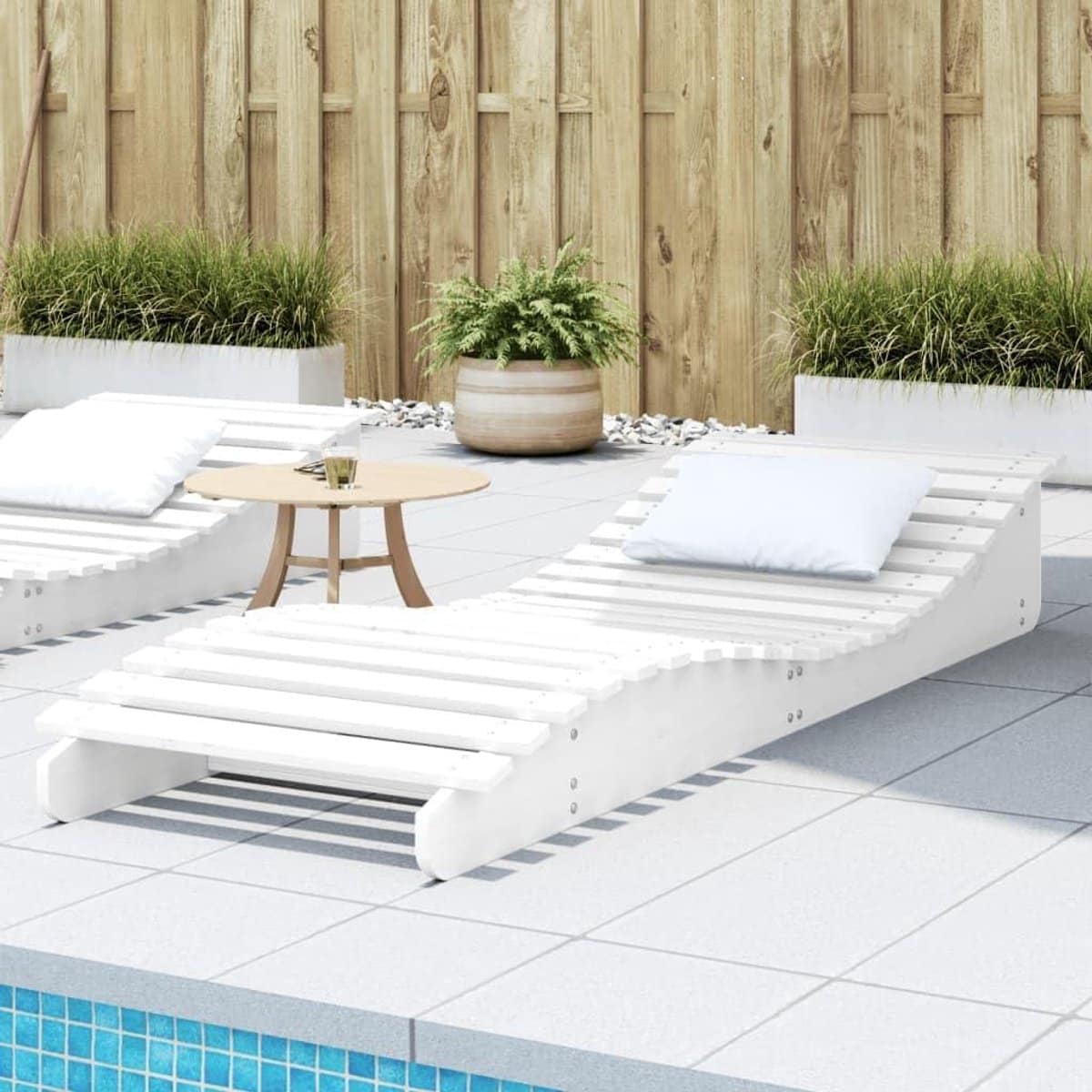 lounge stoel zonnebank tuin buiten ontspannen ergonomisch