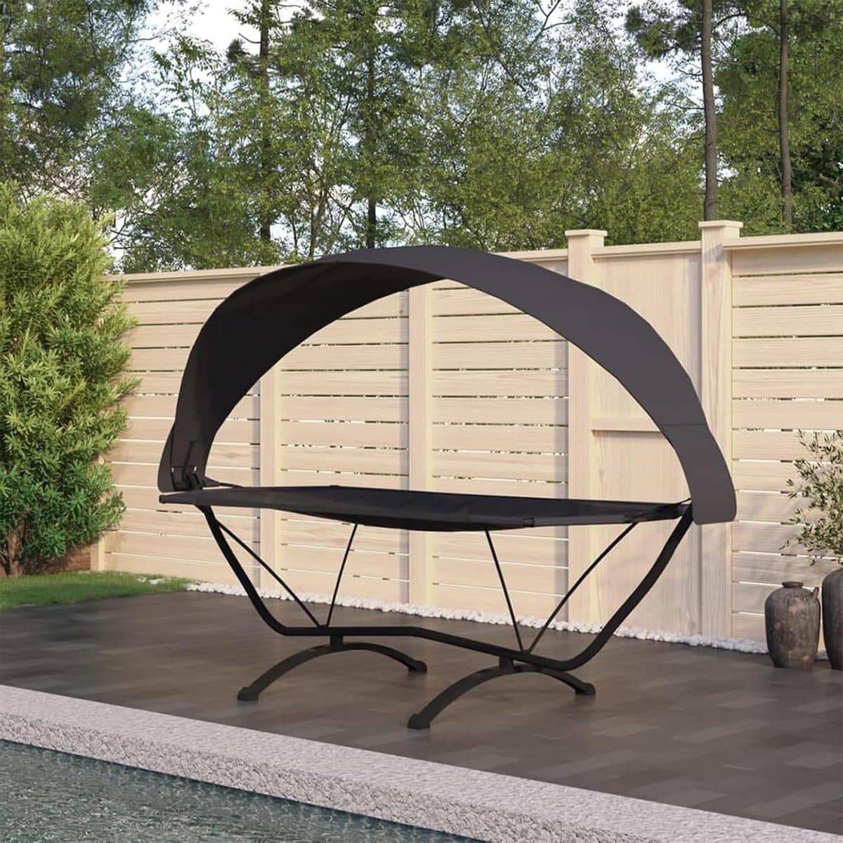 loungebed buiten ligbed tuin ontspannen buiten met