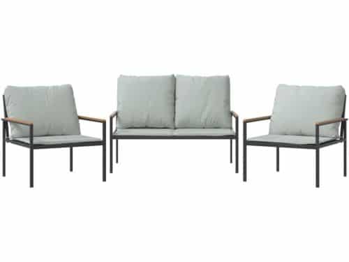 Loungeset 3-delig - Tuinset Bank Stoel - Buiten Ontspannen