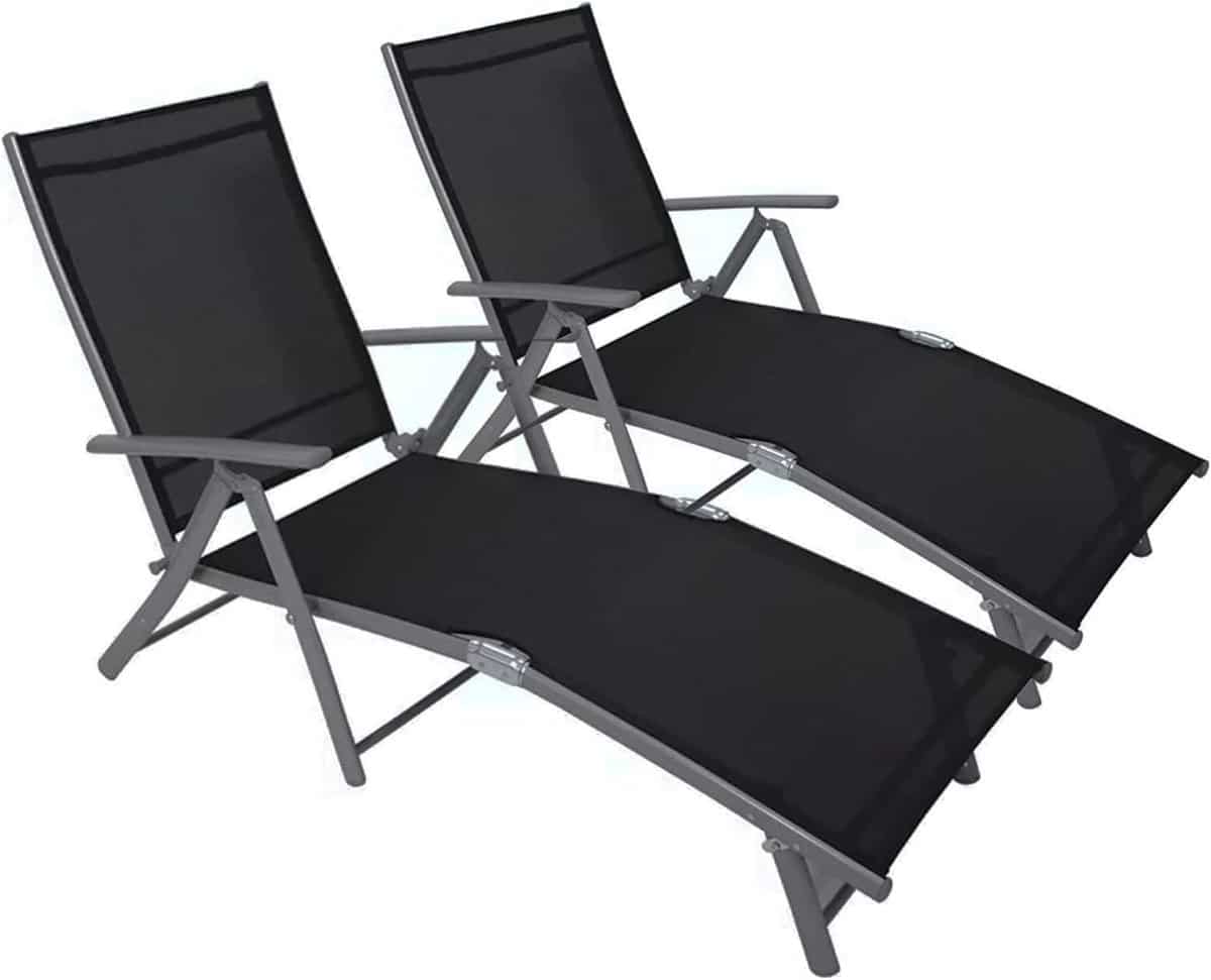 loungestoelen set tuinstoelen ligbedden ontspannen in de tuin