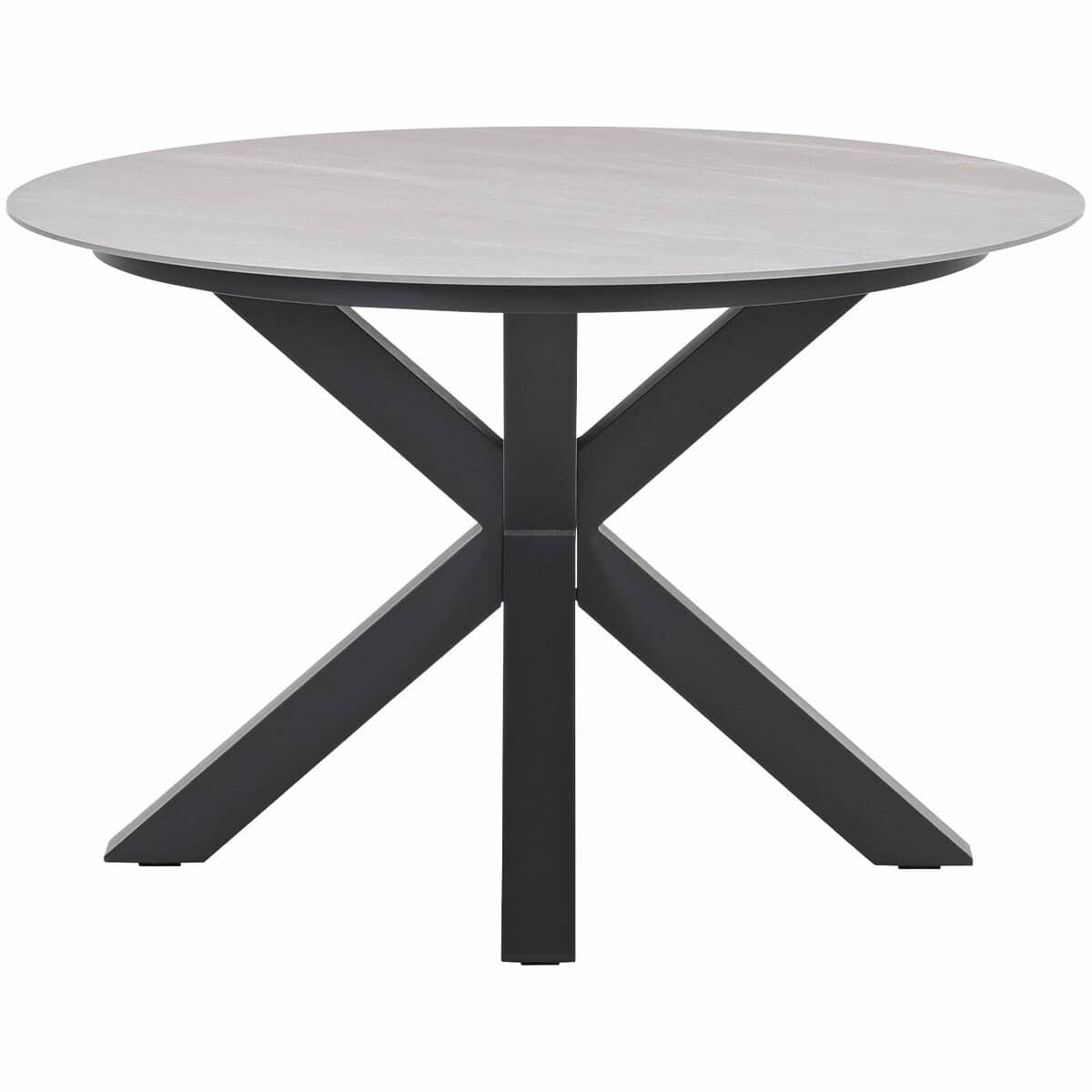 lowland tafel Ø120 cm carbon black centostone