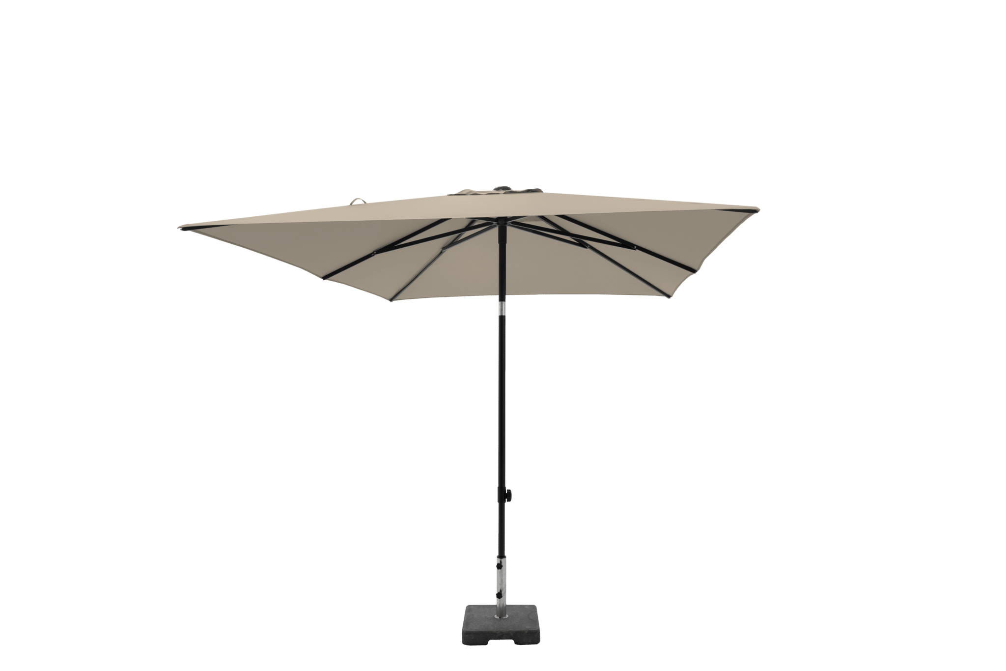 madison parasol moraira ecru push up 230x230cm