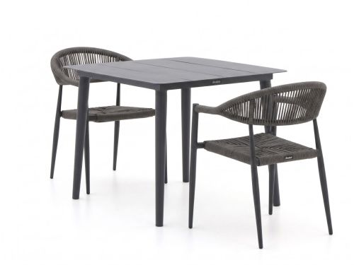 Manifesto Belpasso/Sora 90cm dining tuinset 3-delig stapelbaar - Laagste prijsgarantie!