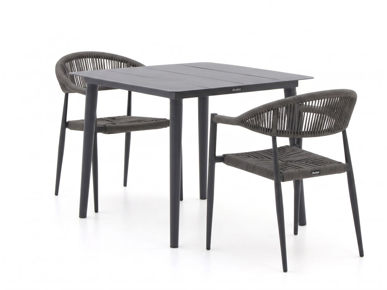 manifesto belpasso/sora 90cm dining tuinset 3 delig stapelbaar laagste prijsgarantie!