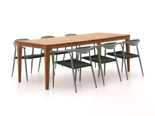 Manifesto Cavone/Bruca 220cm dining tuinset 7-delig stapelbaar - Laagste prijsgarantie!