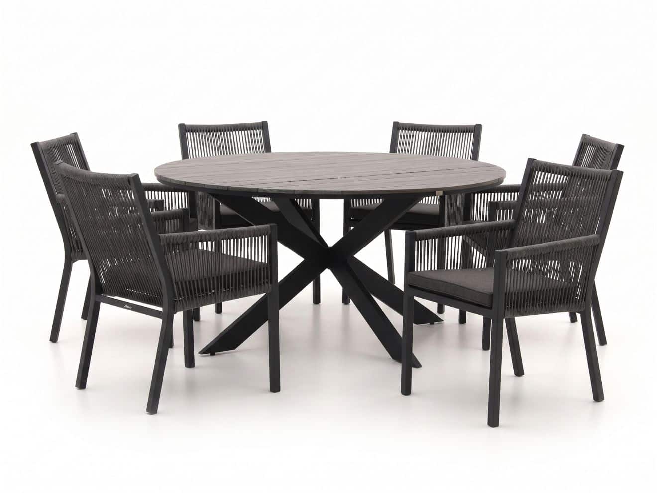 manifesto rivola/fidenza ø149cm dining tuinset 7 delig laagste prijsgarantie!