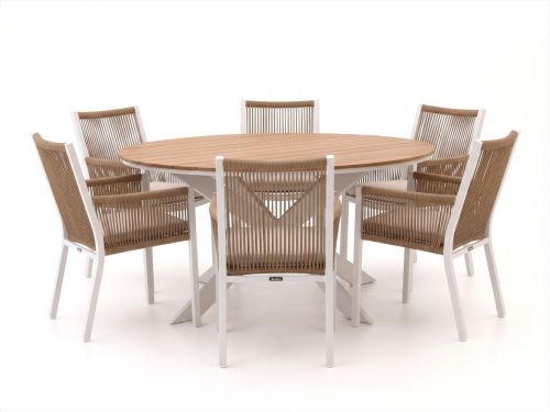 Manifesto Rivola/Fidenza ø149cm dining tuinset 7-delig - Laagste prijsgarantie!