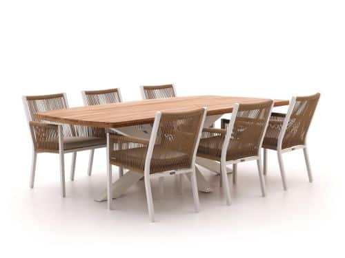 Manifesto Rivola/Induno Deens ovaal 240cm dining tuinset 7-delig - Laagste prijsgarantie!