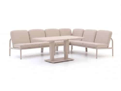 Manifesto San Teodoro/Usini 140cm hoek dining loungeset 5-delig verstelbaar - Laagste prijsgarantie!