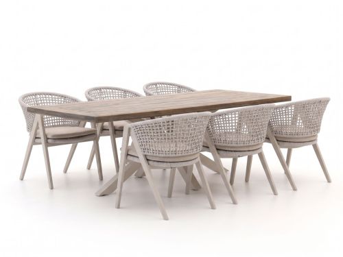Manifesto Valsecca/Montorio 220cm dining tuinset 7-delig - Laagste prijsgarantie!
