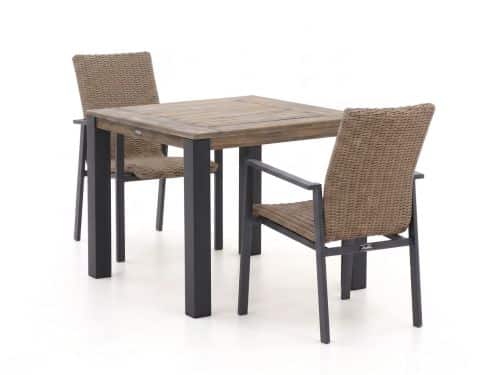 Manifesto Villongo/ROUGH-S 90cm dining tuinset 3-delig stapelbaar - Laagste prijsgarantie!