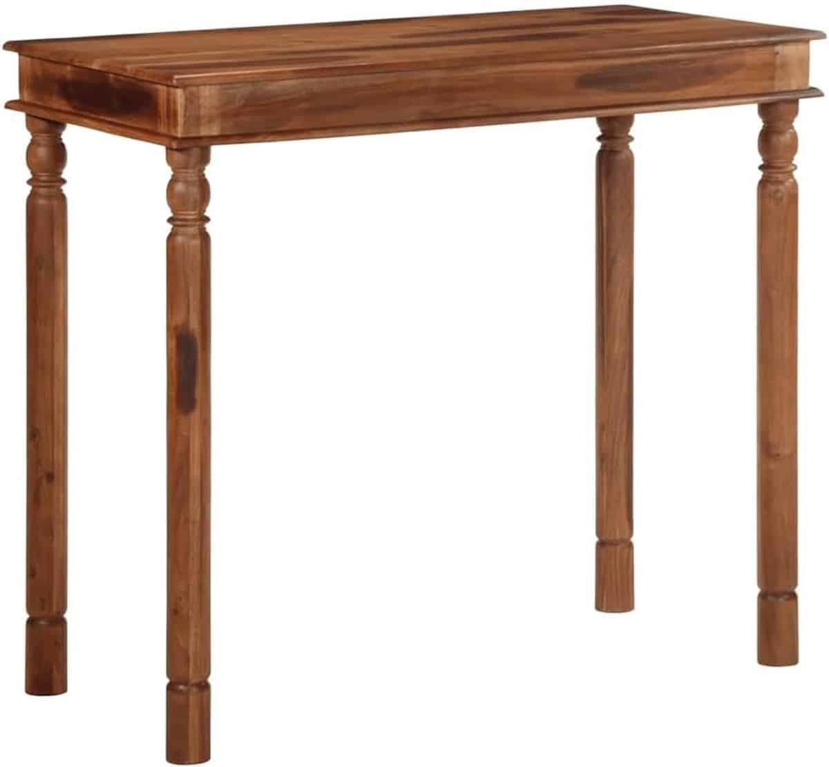 massieve houten bartafel 120×60 cm stevig acacia hout