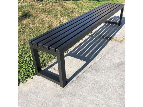 Metalen Tuinbank - Parkbank Buiten - Ontspannen Buiten - Rugvrij