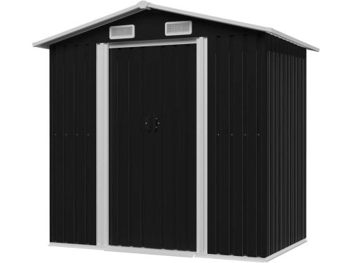 Metalen Tuinschuur - Opbergbox Buiten - Tuinopslag - Dubbele Schuifdeuren