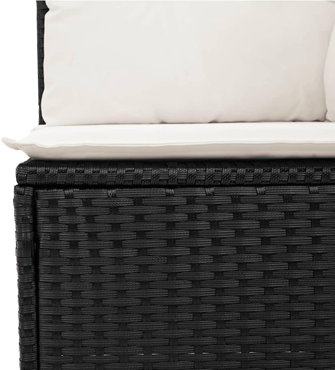 milano prestige rattan lounge set 8 delig met verstelbare dining tafel