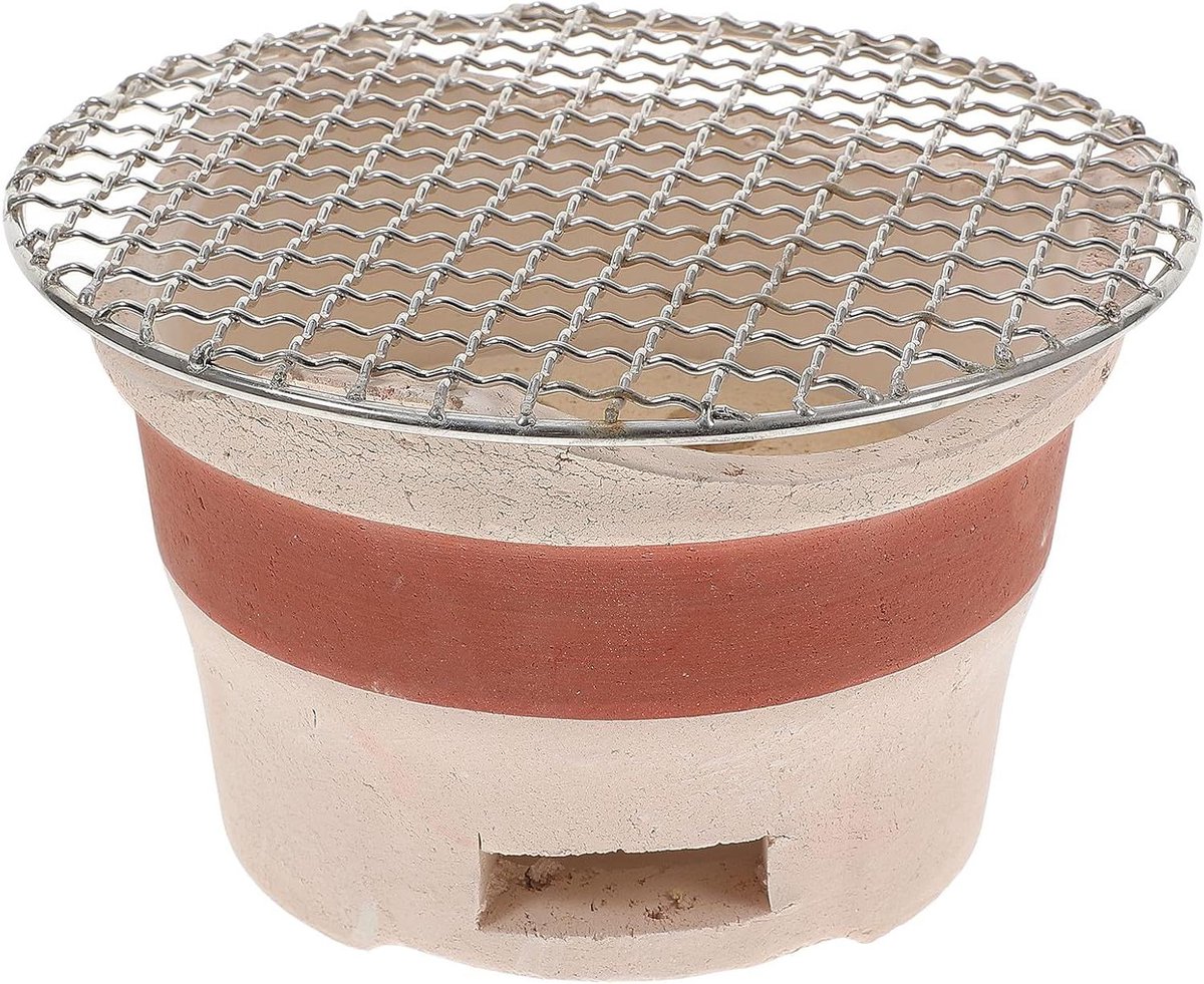 mini keramische bbq houtskool grill buiten koken