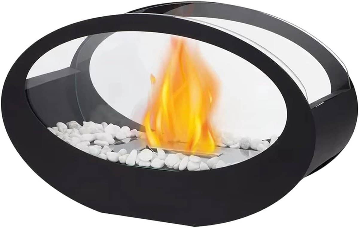 mini vuurplaats tafel tafelhaard buiten sfeer creëren