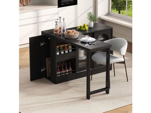 Moderne Bartafel - Uittrekbare Tafel - Keuken Eettafel - 360
